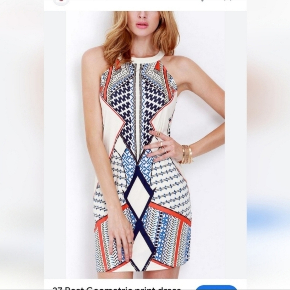 NWOT VENUS 3X GEOMETRICAL DRESS